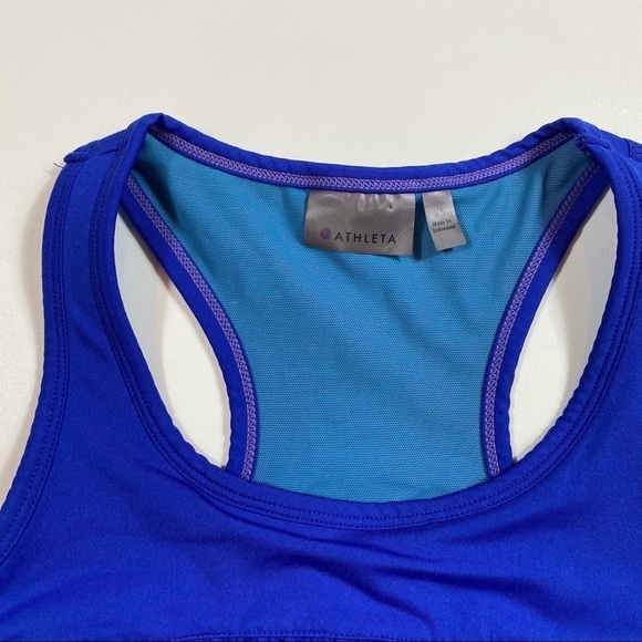 Athleta Blue Workout Yoga Tinker Tank Top XS - Picture 2 of 10